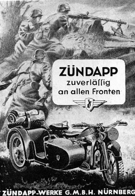 ZUENDAPP advert 1942